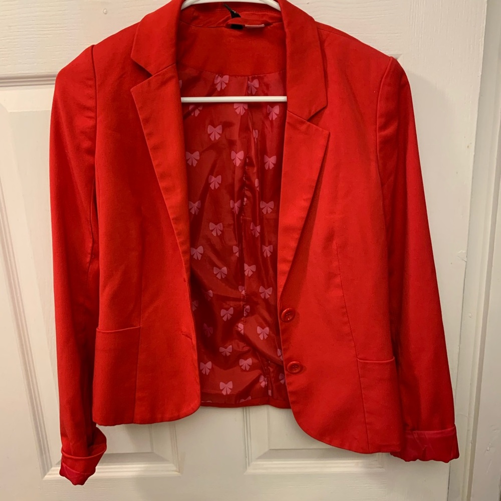 Red H&M Blazer